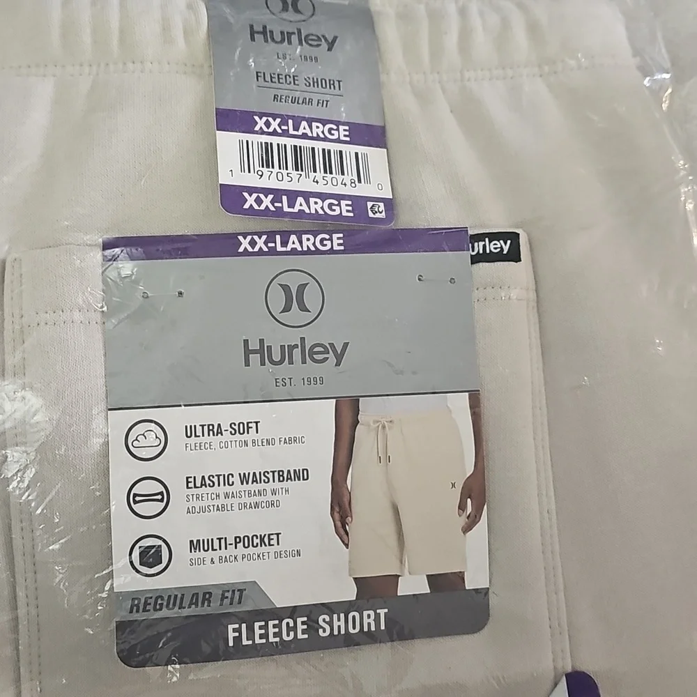 Hurley Men's Logo Fleece Shorts Size XXL